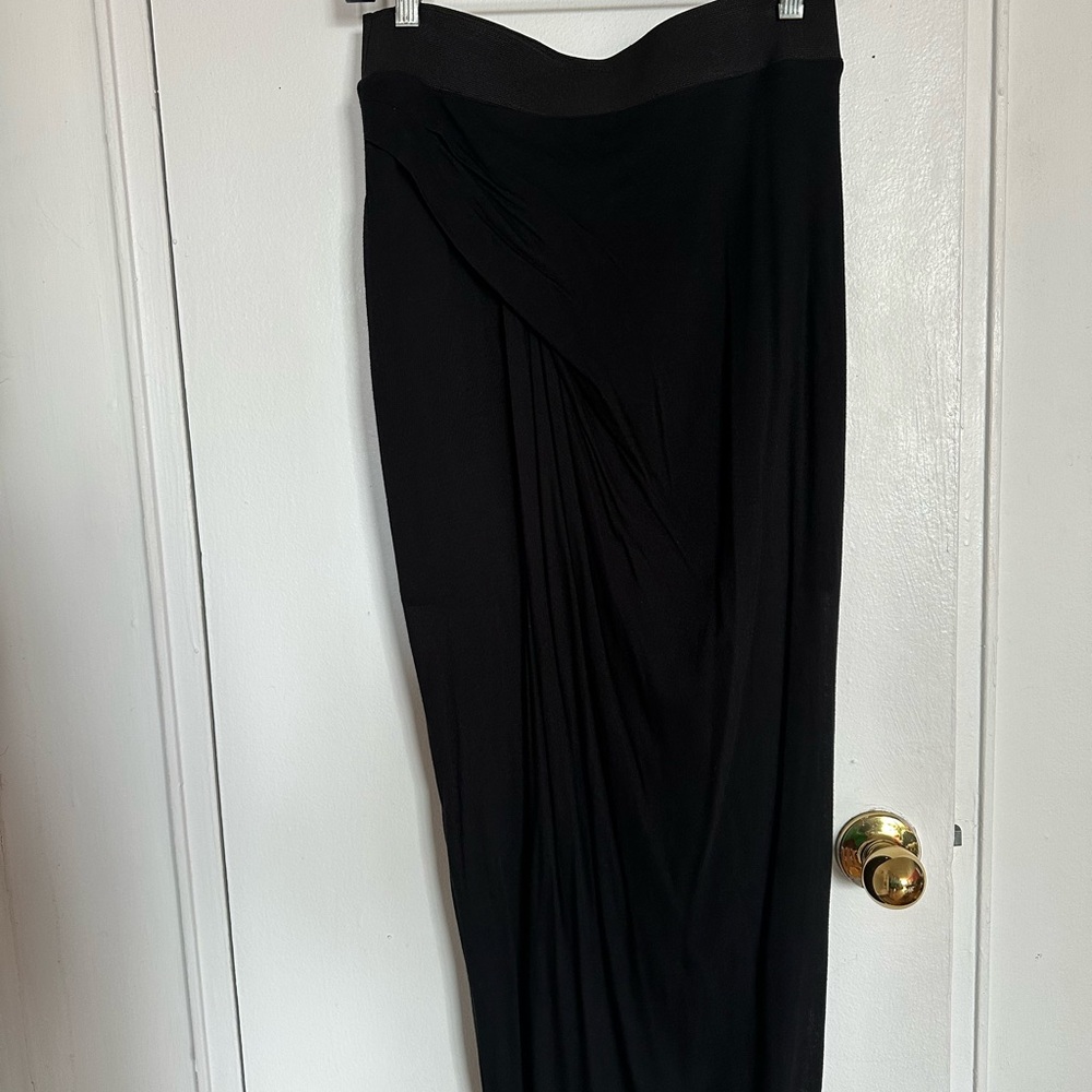 Helmut Lang Black Maxi Skirt